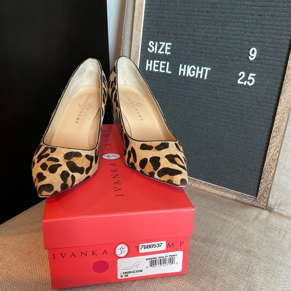 Ivanka Trump Leopard Print Women's Shoes